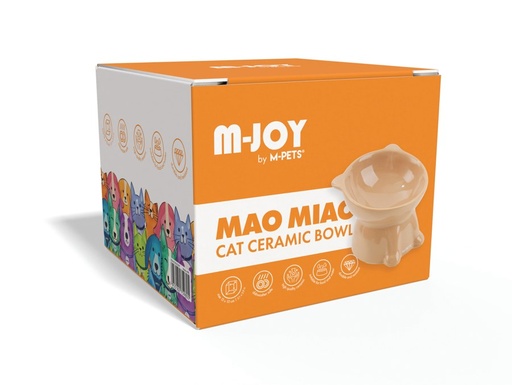 Petjoy M-pets Petjoy Maomiao Ceramic Bowl - Brown 200ml