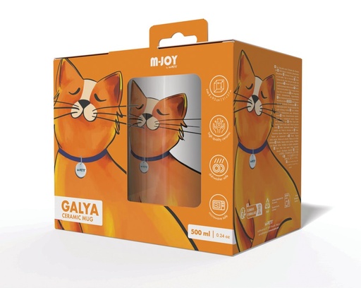 Petjoy M-pets Petjoy Mug Galya - Orange 350ml