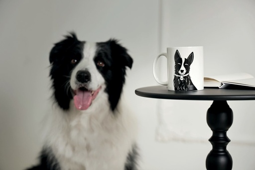 Petjoy M-pets Petjoy Mug Luna - Black & White 350ml