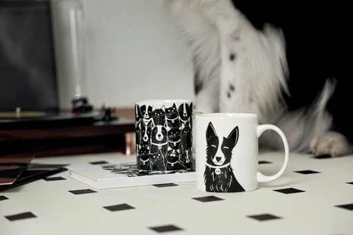 Petjoy M-pets Petjoy Mug Luna - Black & White 350ml