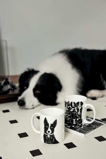 Petjoy M-pets Petjoy Mug Luna - Black & White 350ml