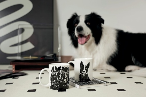 Petjoy M-pets Petjoy Mug Luna - Black & White 350ml