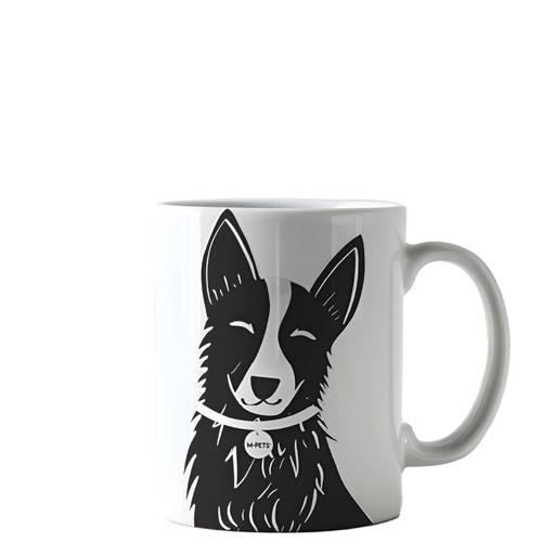 Petjoy M-pets Petjoy Mug Luna - Black & White 350ml