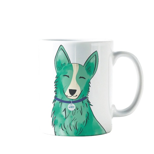 Petjoy M-pets Petjoy Mug Luna - Green 350ml