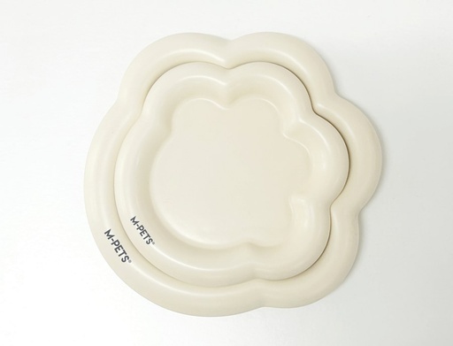 Petjoy M-pets Petjoy Pawsy Bowl M - White 175ml