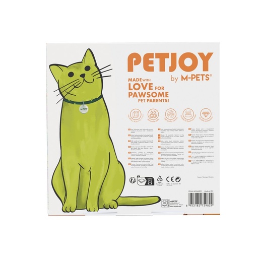 Petjoy M-pets Petjoy Purring Bowl - Orange 300ml