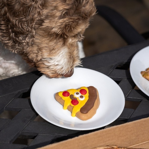 Bosco & Roxy's Dog Have A Slice Day Woof It Down