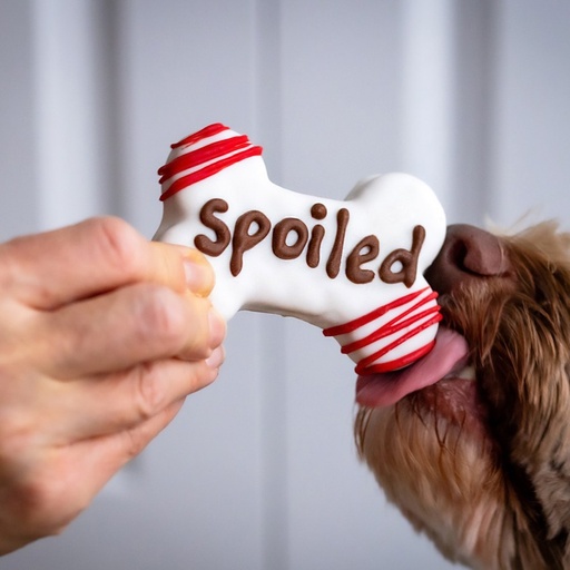 Bosco & Roxy's Dog Spoiled Pup Chubby Bone 4in Canine Classics