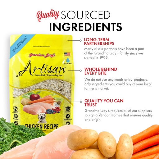 Grandma Lucy's Dog Artisan Chicken Recipe 1lb