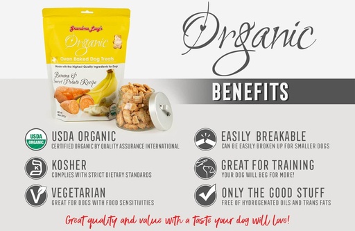 Grandma Lucy's Dog Organic Baked Banana & Sweet Potato