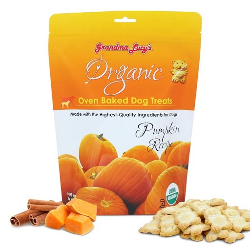 Grandma Lucy's Dog Organic Pumpkin Treats 14oz