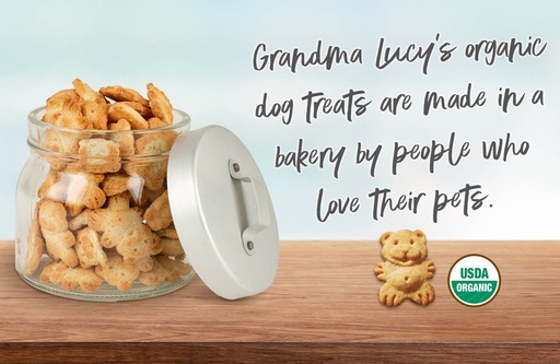 Grandma Lucy's Dog Organic Pumpkin Treats 14oz