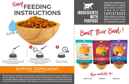 Grandma Lucy's Dog Pumpkin Pouch Inflammation 6oz