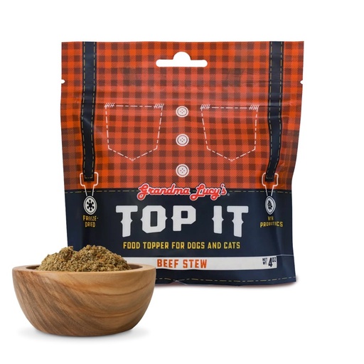 Grandma Lucy's Dog Top It Beef Stew 4oz