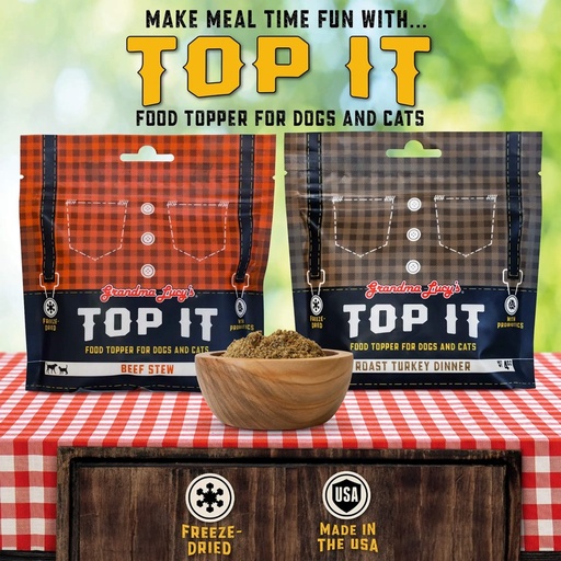 Grandma Lucy's Dog Top It Beef Stew 4oz