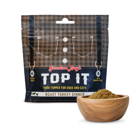 Grandma Lucy's Dog Top It Roast Turkey Dinner 4oz