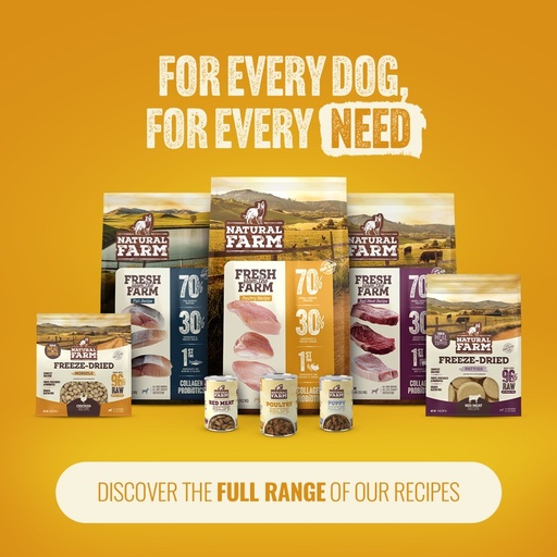 Natural Farm Dog Chicken Dinner Patties 14oz