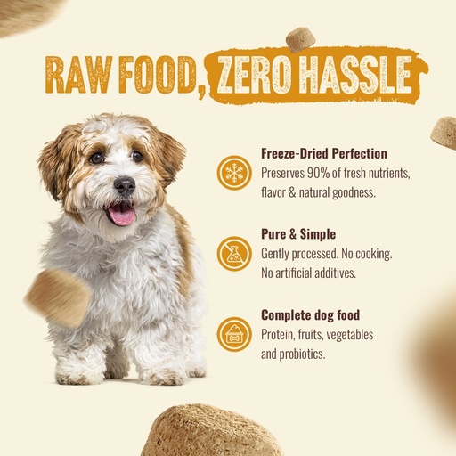 Natural Farm Dog Freeze-dried Chicken Morsels 8oz