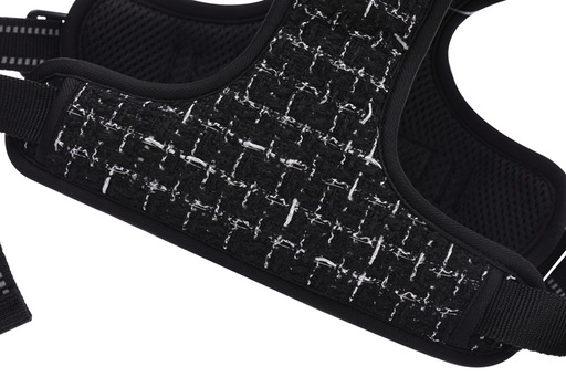 M-pets Haute Couture Dog Harness Black Charm Xl