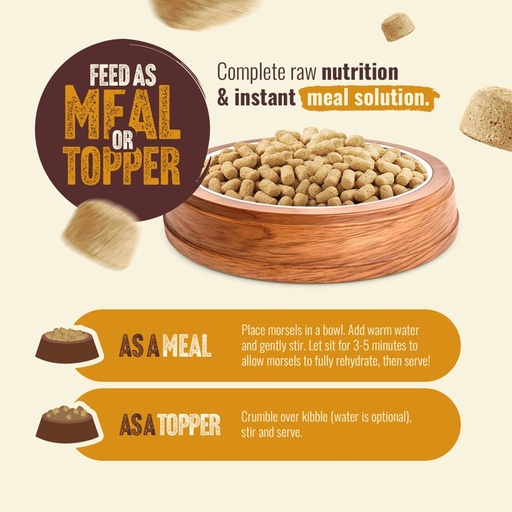 Natural Farm Dog Freeze-dried Chicken Morsels 8oz