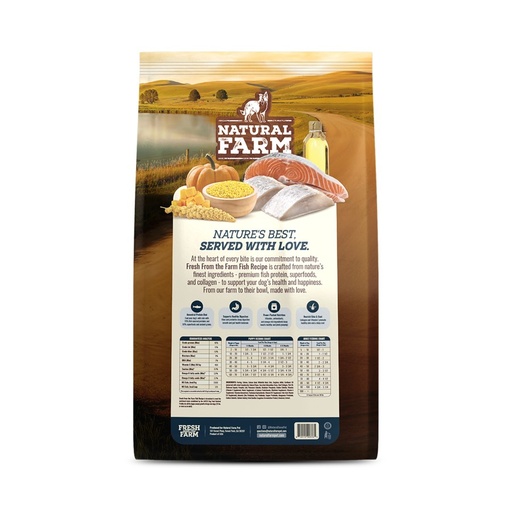 Natural Farm Dog Fresh From The Farm Fish 70/30 22.5lb