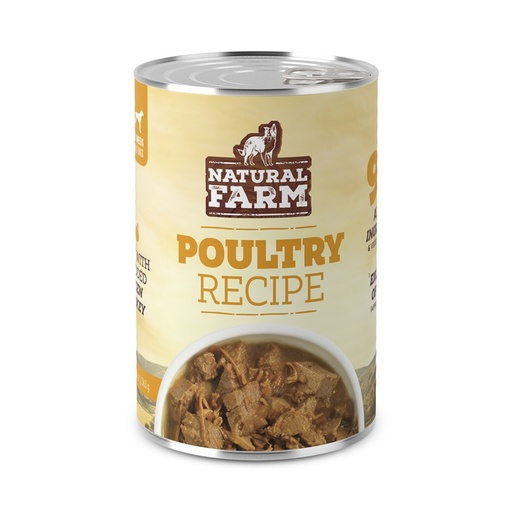 Natural Farm Dog Poultry Chicken & Turkey Wet 8oz
