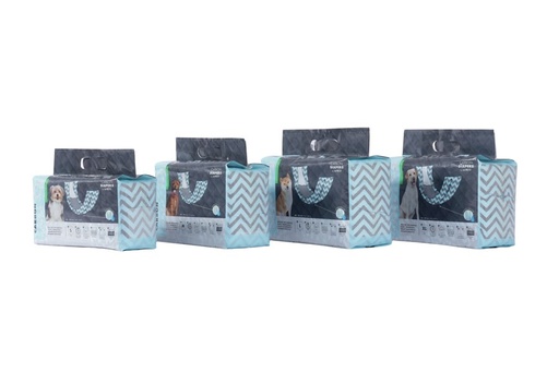 M-pets Carbon Diapers - Male Dog (S ) - 18 Pcs