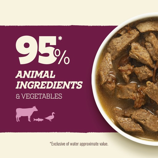 Natural Farm Dog Red Meat Beef & Veggie Stew Wet 8oz