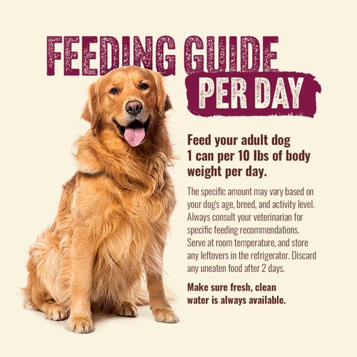 Natural Farm Dog Red Meat Beef & Veggie Stew Wet 8oz