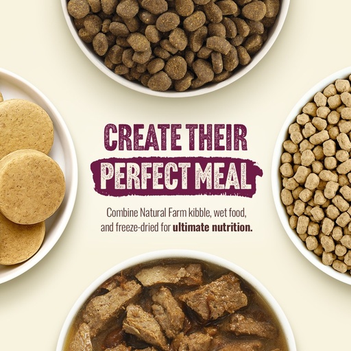 Natural Farm Dog Red Meat Beef & Veggie Stew Wet 8oz