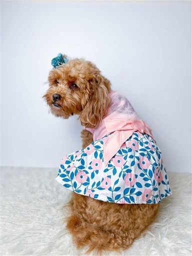 Cherry Blossoms Dress - Pink - Pink / S