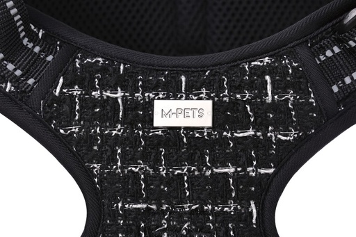 M-pets Haute Couture Dog Harness Black Charm Xl