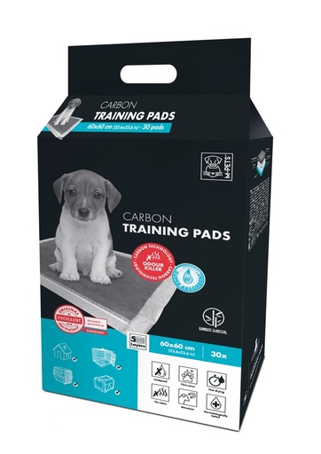 M-pets Carbon Training Pads 30 Pcs - 60x60