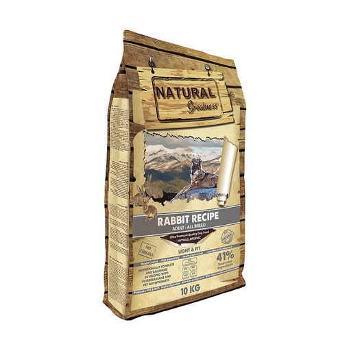 Natural Greatness Dog Rabbit Light & Fit 2kg