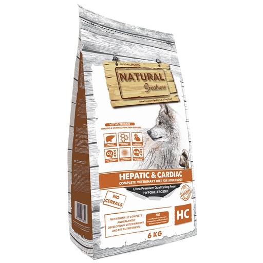 Vet Diet Hepatic & Cardiac Ng Dog 6kg