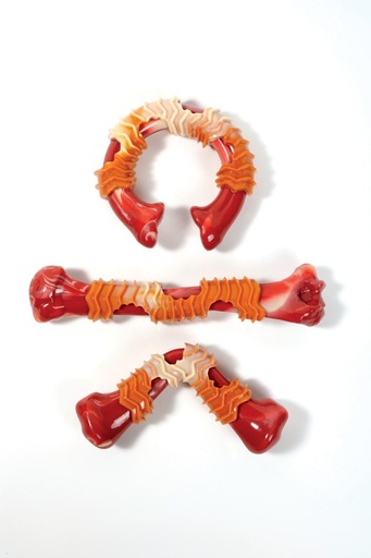 M-pets Carnivore Dog Toy Boomerang Bone - Bacon Scent 17.8 X 9.3 X 4.1cm