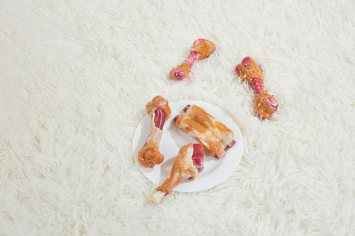 M-pets Carnivore Dog Toy Meaty Bone S - Bacon Flavour