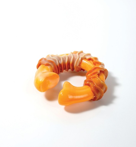 M-pets Carnivore Dog Toy Ring Bone - Bacon Scent 10.8 X 9.7 X 3.6cm