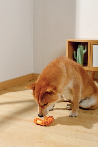 M-pets Carnivore Dog Toy Ring Bone - Bacon Scent 10.8 X 9.7 X 3.6cm