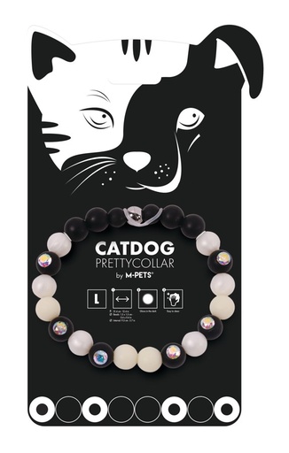 M-pets Catdog Luminous Pretty Collar L