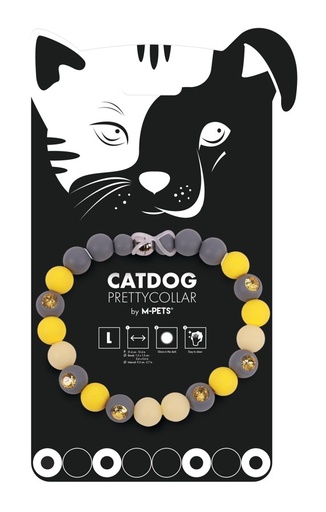 M-pets Catdog Luminous Pretty Collar L