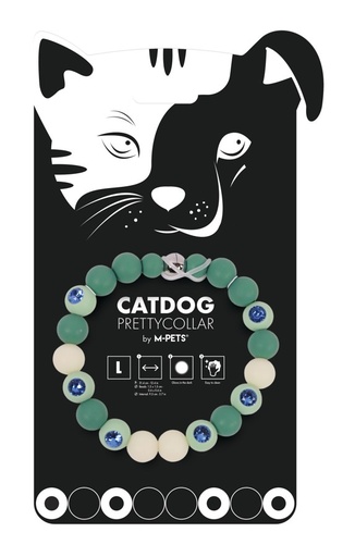 M-pets Catdog Luminous Pretty Collar L