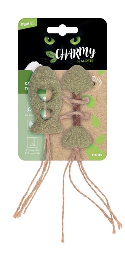 M-pets Charmy Catnip Toy - Fishes