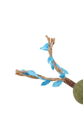 M-pets Charmy Catnip Toy - Tree Branch Blue