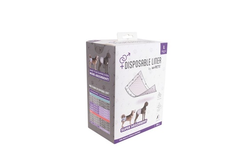 M-pets Disposable Liner L - 24 Pcs