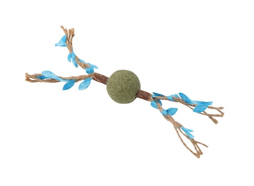 M-pets Charmy Catnip Toy - Tree Branch Blue