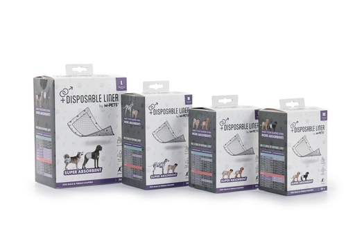 M-pets Disposable Liner S - 24 Pcs