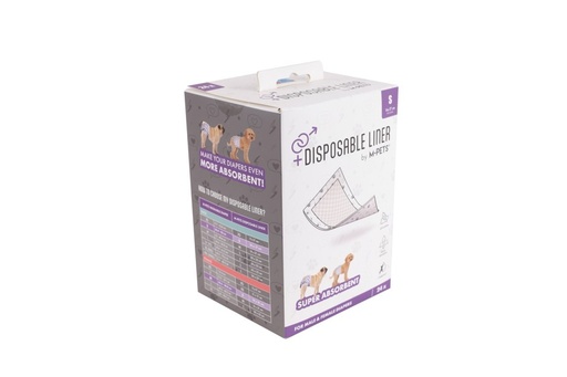 M-pets Disposable Liner S - 24 Pcs