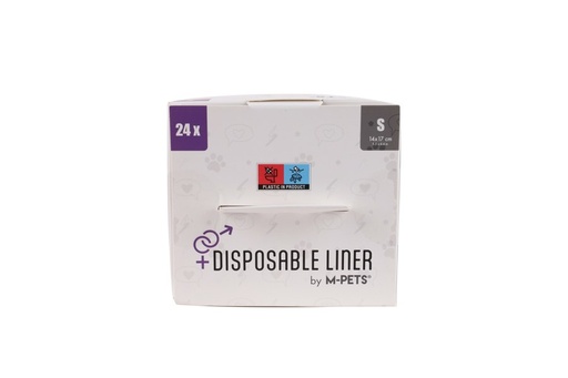 M-pets Disposable Liner S - 24 Pcs