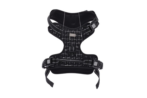 M-pets Haute Couture Dog Harness Black Charm L